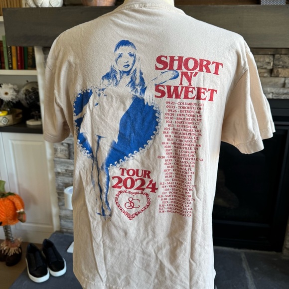 Blue and Tan Graphic Tee - Picture 8 of 14